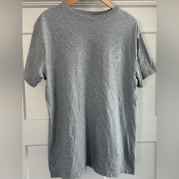 Victoria’s Secret PINK Size XS S Gray Rhinestone Bling Campus Oversized Tee - Picture 1 of 4